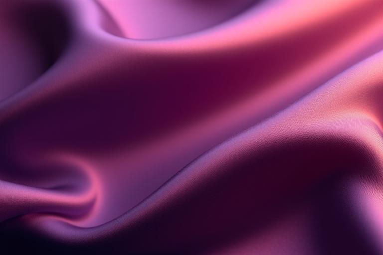 光沢のある滑らかな抽象的なシルク生地のドレープ