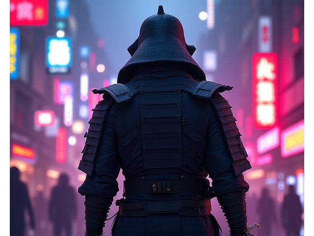 サイバーパンク・サムライ - 未来的なビート