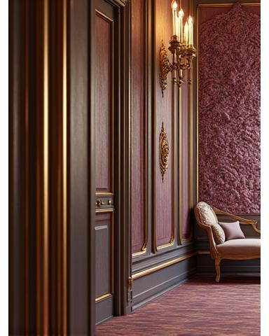 エレガントな内装